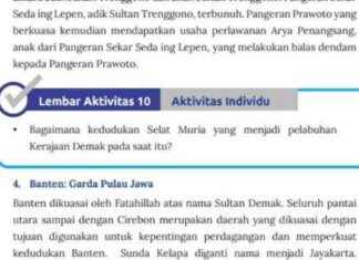 Answer Key for Grade 7 Social Studies Page 159 Merdeka Curriculum: Position of Selat Muria answer-key-for-grade-7-social-studies-page-159-merdeka-curriculum-position-of-selat-muria