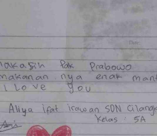 Heartwarming Messages from Elementary School Students in Depok to Prabowo at Free Nutritious Meal Center – heartwarming-messages-from-elementary-school-students-in-depok-to-prabowo-at-free-nutritious-meal-center-tribunnewscom