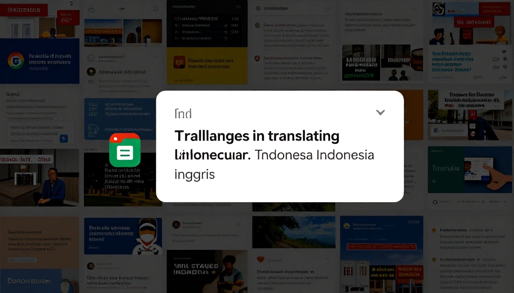 Challenges in translating diverse Indonesian languages