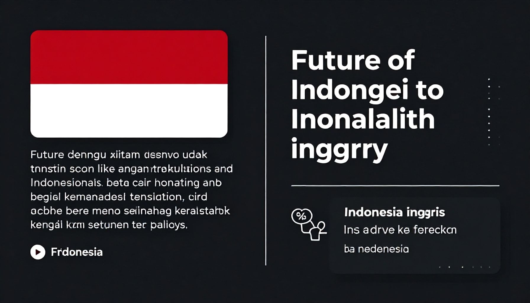 Future of Indonesian to English Translation
