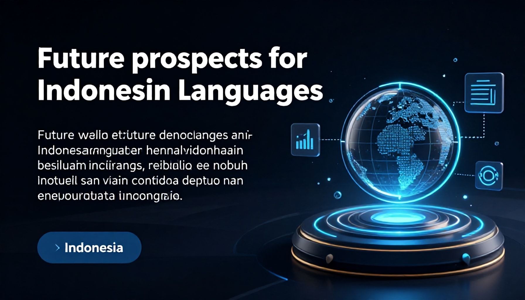 Future prospects for Indonesian languages in tech