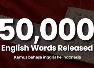 Indonesian Translation of 50,000 English Words Released